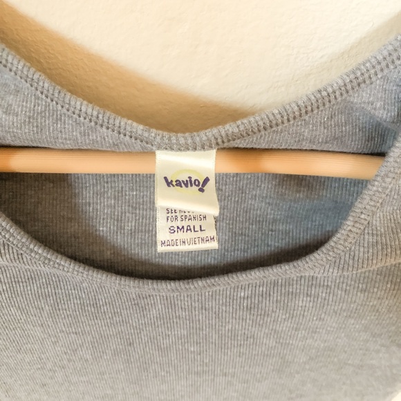 Cold Shoulder Grey Shirt | Small - Picture 3 of 3